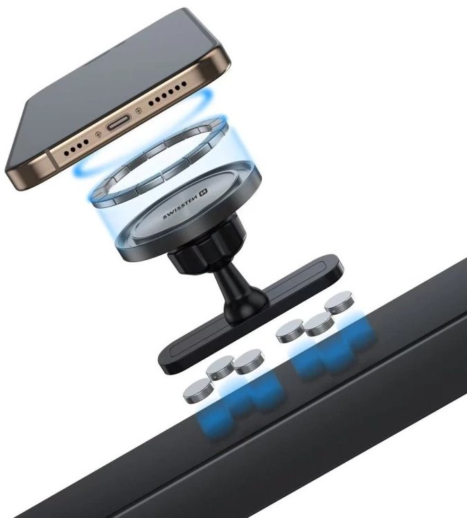 Swissten  Univerzální Držák Smartphonů Magsafe S Magnetickým Přichycením