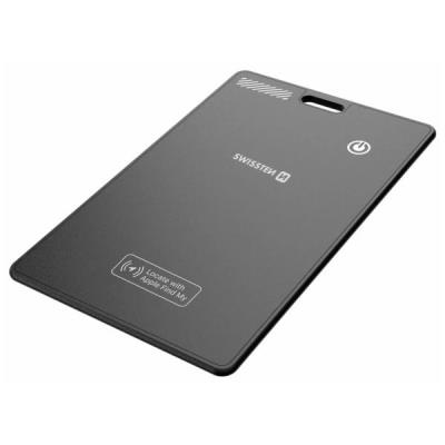 Swissten  Find Card Chytrý Lokátor S Funkcí Apple Find My Černý