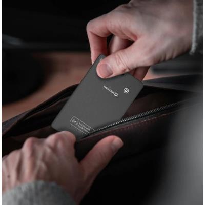 Swissten  Find Card Chytrý Lokátor S Funkcí Apple Find My Černý