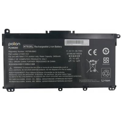 TRX baterie Polion HT03XL/ 11.4V/ 3400 mAh/ Li-Pol/ HSTNN-LB8M L11421-545 pro HP 240 G7 245 G7 250 G7 255/ neoriginální
