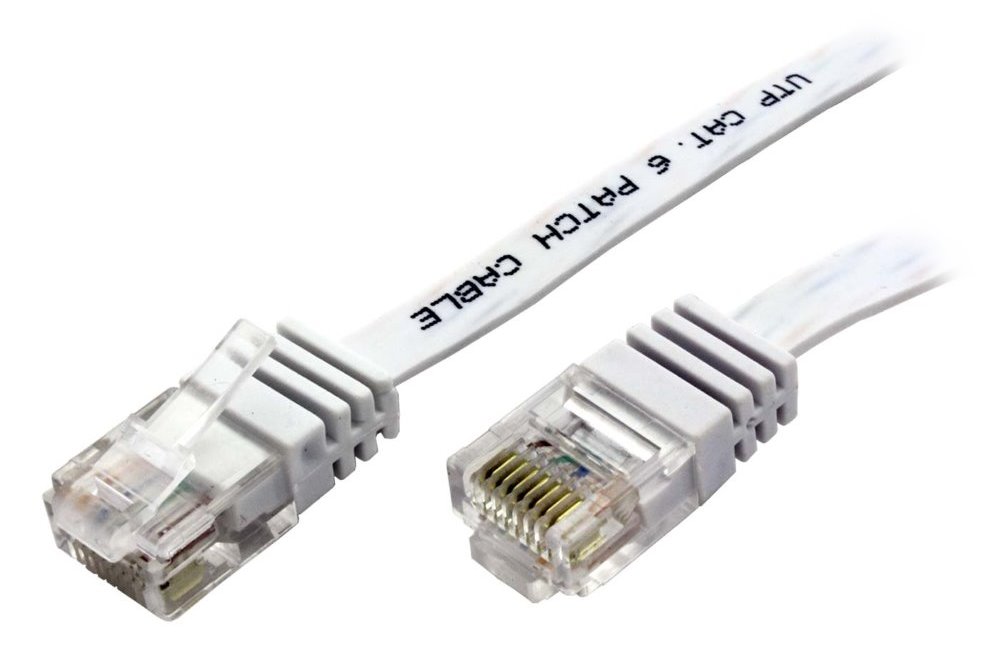 XtendLan Patch kabel Cat 6 UTP 5m - bílý plochý