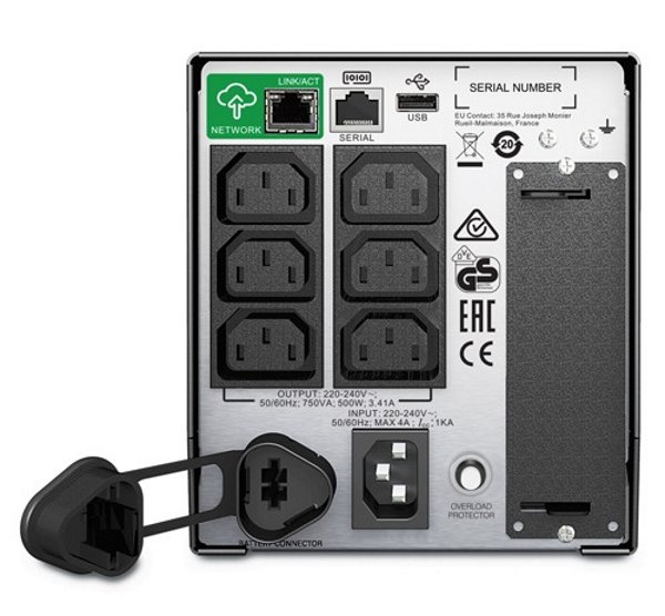 APC Smart-UPS 750VA (500W)/ LINE-INTERAKTIVNÍ/ 230V/ LCD/ with SmartConnect