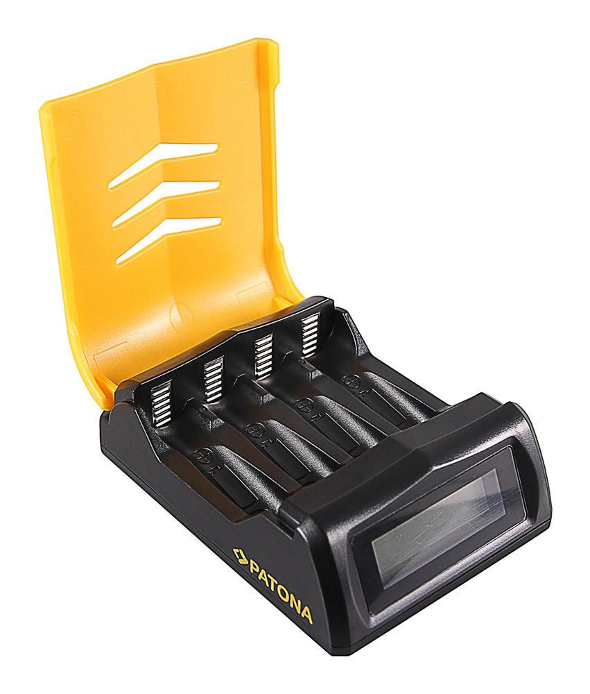 PATONA nabíječka baterií s LCD HighSpeed/ AA/AAA/ pro Ni-MH/Ni-Cd nabíjecí akumulátor