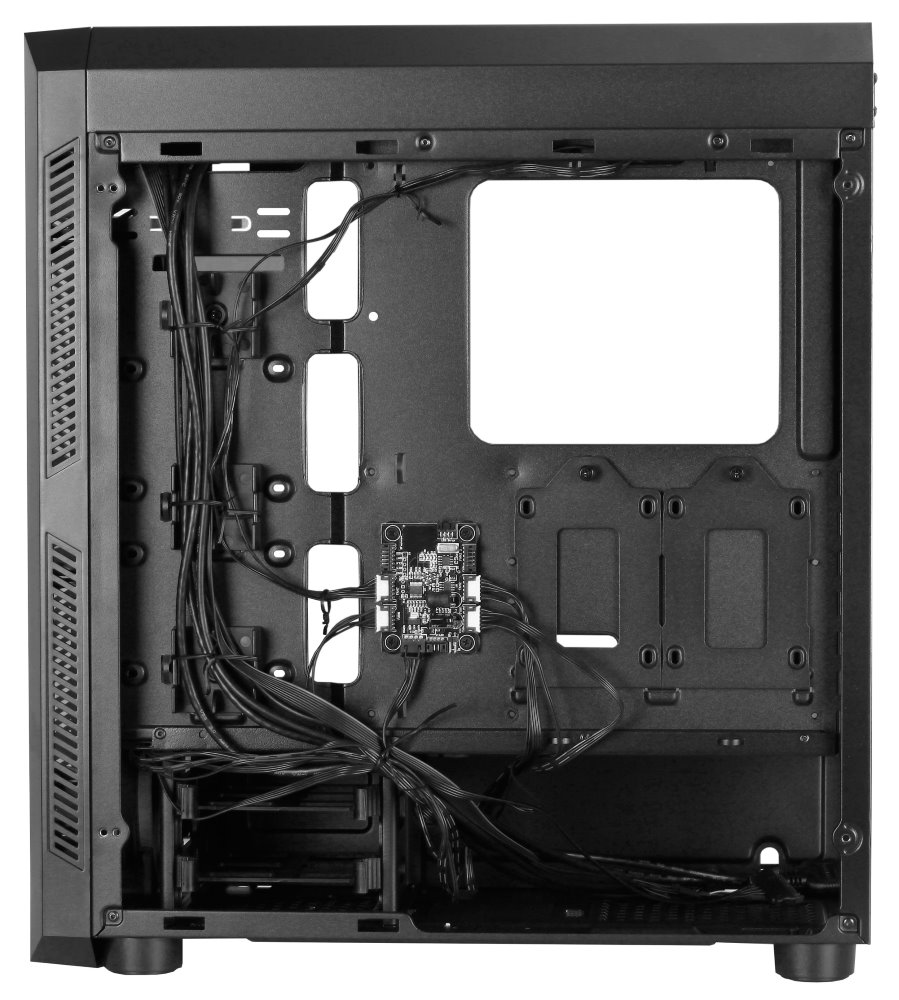 CHIEFTEC MidT Scorpion II GL-02B-OP / ATX / 2x USB3.0 / 1x USB2.0 / bez zdroje / průhledná bočnice / černá