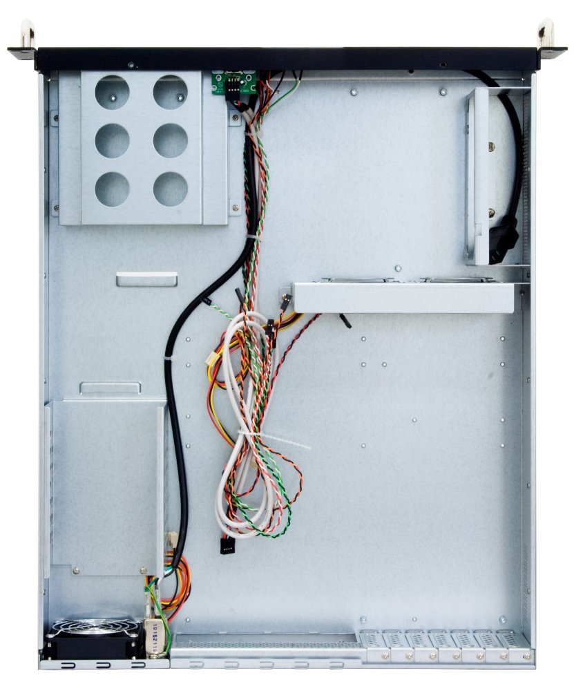 CHIEFTEC rack 19" 2U UNC-210T-B-U3-OP, bez zdroje, USB 3.0, černý