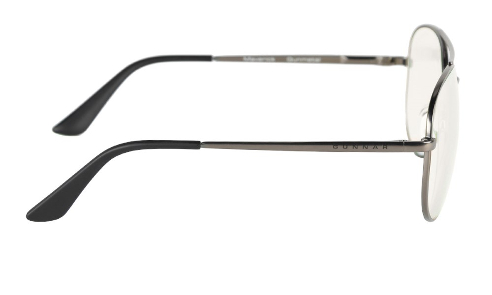 GUNNAR kancelářske/herní brýle MAVERICK GUNMETAL * čírá skla * BLF 35 *  GUNNAR focus