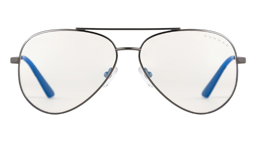 GUNNAR kancelářske/herní brýle MAVERICK GUNMETAL * čírá skla * BLF 35 *  GUNNAR focus