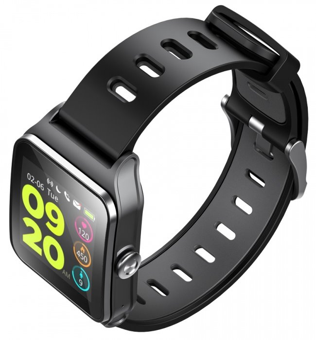 UMAX chytré hodinky U-Band P1 PRO/ 1,3" IPS/ Bluetooth 4.2/ MTK2511/ GPS/ ATM50/ iOS 8.0 +/ Android 4.3 +/ černé