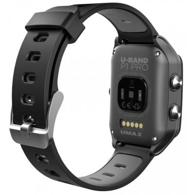 UMAX chytré hodinky U-Band P1 PRO/ 1,3" IPS/ Bluetooth 4.2/ MTK2511/ GPS/ ATM50/ iOS 8.0 +/ Android 4.3 +/ černé