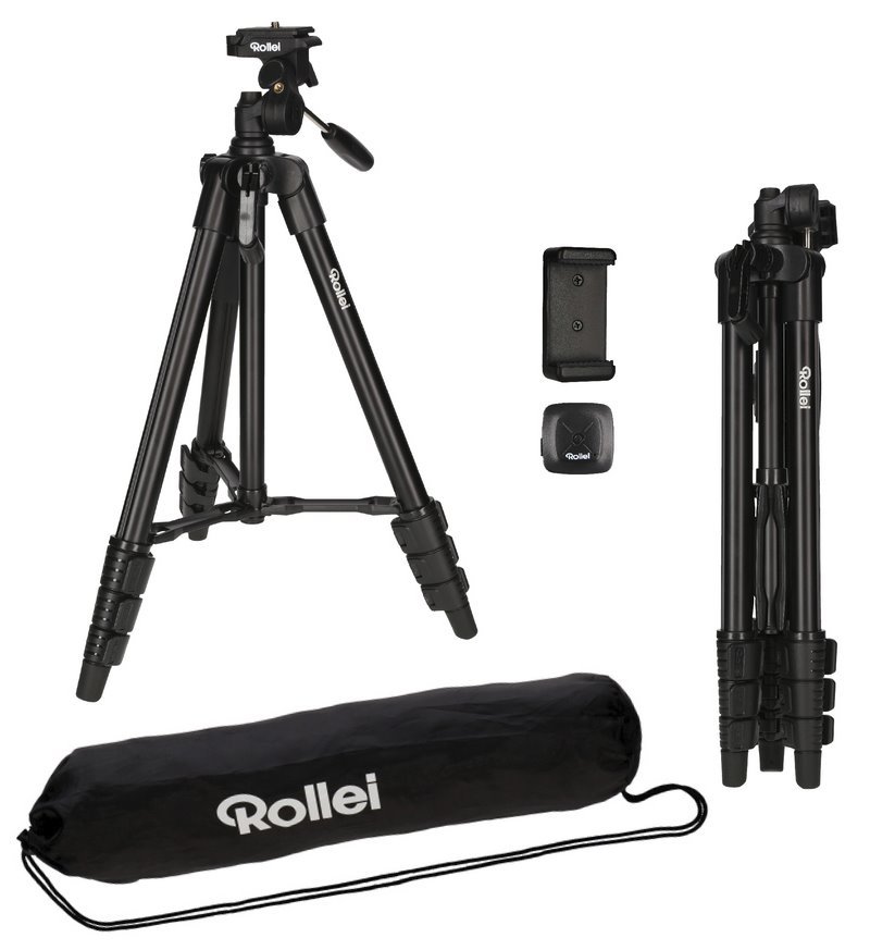Rollei cestovní stativ/ mobilní telefony/ fotoaparáty/ Zátěž 2kg/ Bluetooth ovládání