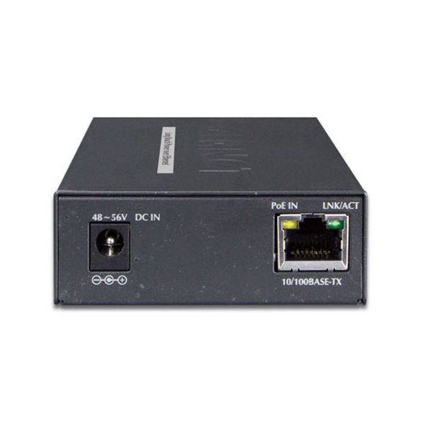 Planet LRP-101U-KIT, UTP PoE extender 10/100Base-TX, IEEE802.3at-30W,EFT+ESD, dosah 500m, -20 až 70°C