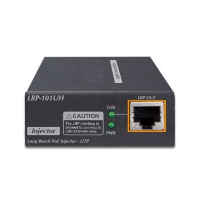 Planet LRP-101U-KIT, UTP PoE extender 10/100Base-TX, IEEE802.3at-30W,EFT+ESD, dosah 500m, -20 až 70°C