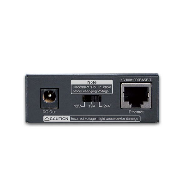 Planet POE-172S Ultra PoE splitter 802.3bt do 60W - výstup 12/19/24VDC, 1Gb