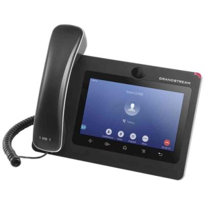 Grandstream GXV3370  IP telefon s Androidem 7.0, PoE+, WiFi, 7" dotykové LCD, mini HDMI, SD card slot, USB]