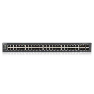 Zyxel GS1920-48v2 50-port Gigabit WebManaged Switch, 44x gigabit RJ45, 4x gigabit RJ45/SFP, 2x SFP