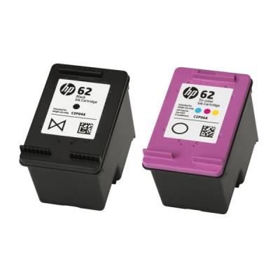 HP ink 62 (černá 4ml, barevná 4,5ml) pro HP ENVY 5540, HP ENVY 5640, HP ENVY 7640, HP OfficeJet 5740