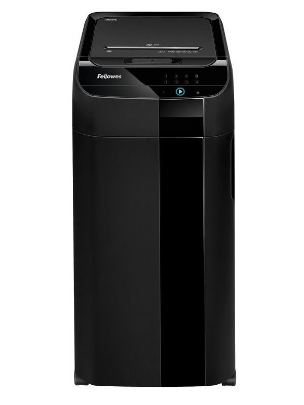 FELLOWES skartovač AutoMax 350 C/ křížový řez 4x38 mm/ objem koše 68 l/ certifikát NBÚ/ stupeň utajení P-4 (důvěrné)