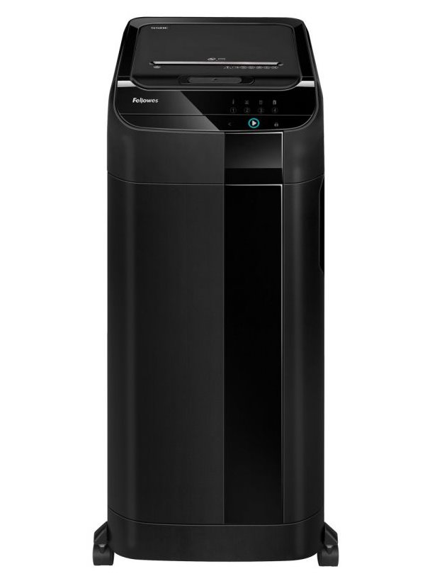 FELLOWES skartovač AutoMax 550 C/ křížový řez 4x38 mm/ objem koše 83 l/ certifikát NBÚ/ stupeň utajení P-4 (důvěrné)