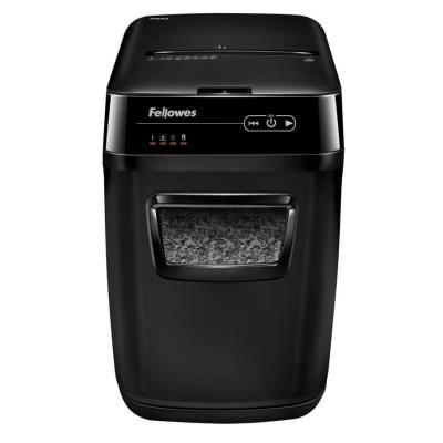 FELLOWES skartovač AutoMax 200 M/ křížový mikrořez 2x14 mm/ objem koše 32 l/ certifikát NBÚ/ stupeň utaj. P-5 (tajné)