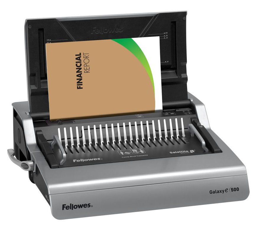 FELLOWES vazač GALAXY - E500/ pracovní šířka 300 mm/ děrovací kapacita 28 listů/ A5/ maximální rozměr hřbetu 50 mm