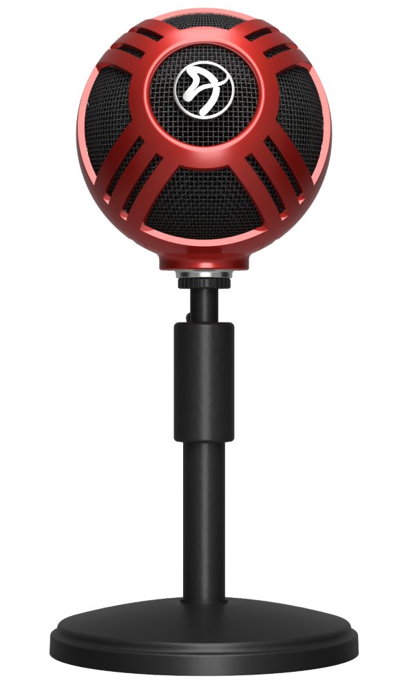 AROZZI mikrofon SFERA/ červený