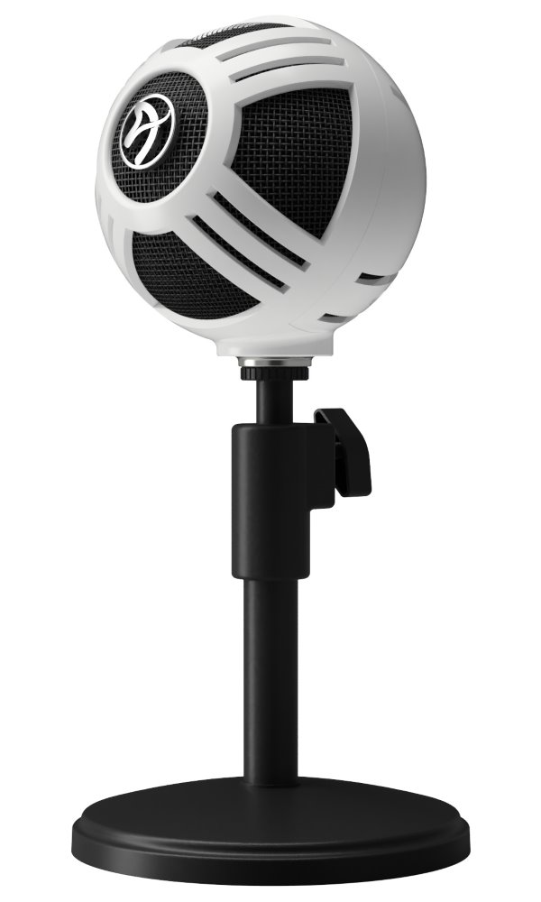 AROZZI mikrofon SFERA/ bílý