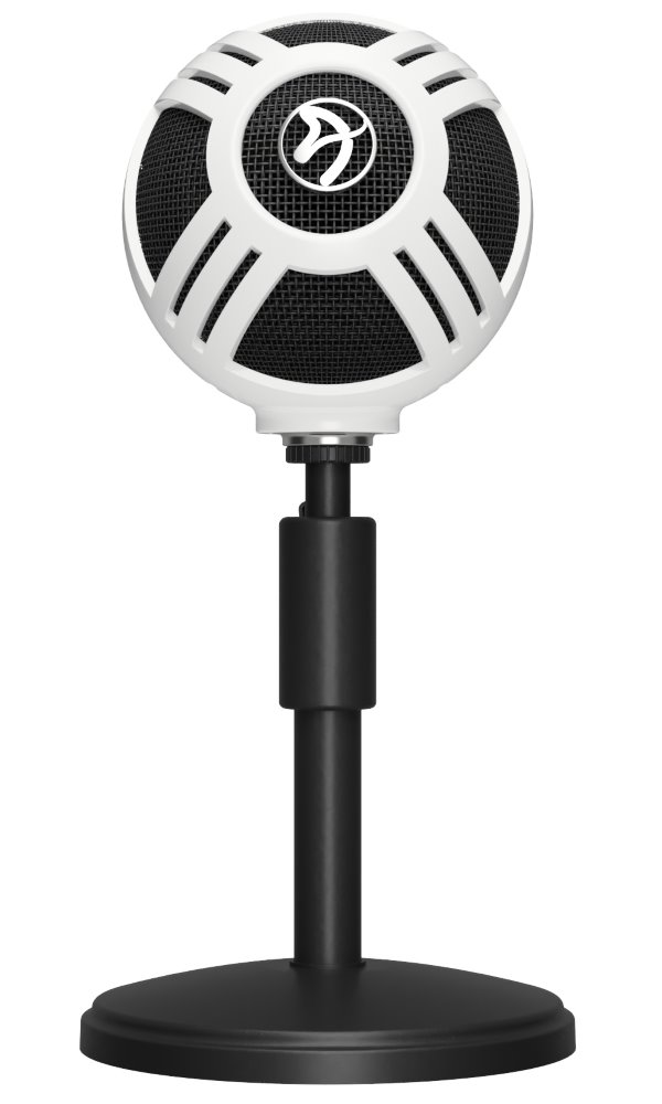 AROZZI mikrofon SFERA/ bílý