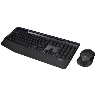 Logitech set klávesnice s myší MK345 / bezdrátový / 2,4Ghz / USB přijímač / CZ + SK / černá