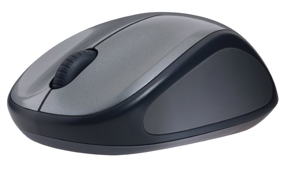 Logitech myš M235/ Bezdrátová/ Optická/ 1000dpi/ USB přijímač/ tmavě šedá (rtuť)