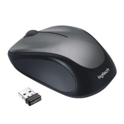 Logitech myš M235/ Bezdrátová/ Optická/ 1000dpi/ USB přijímač/ tmavě šedá (rtuť)