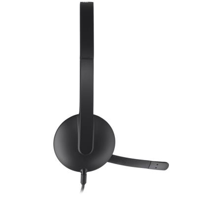 Logitech Headset Stereo H340/ drátová sluchátka + mikrofon/ USB/ černá