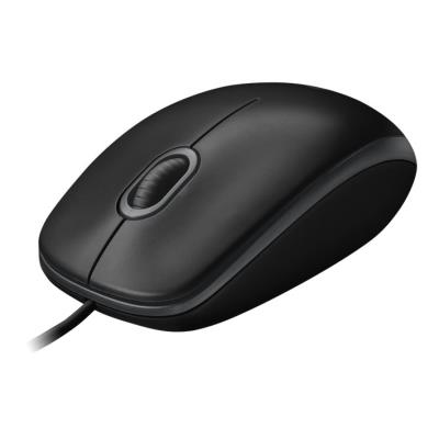 Logitech myš B100/ Drátová/ Optická/ 800dpi/ USB/ černá