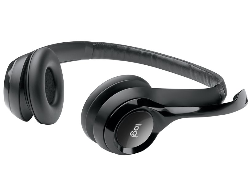 Logitech Headset Stereo H390/ drátová sluchátka + mikrofon/ USB/ černá