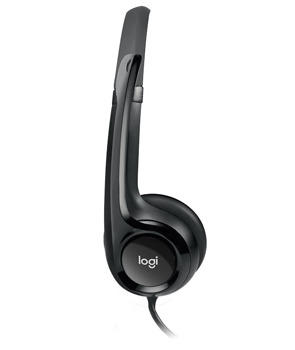 Logitech Headset Stereo H390/ drátová sluchátka + mikrofon/ USB/ černá