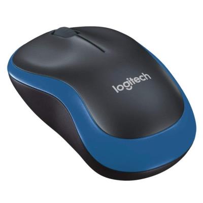 Logitech myš M185/ Bezdrátová/ Optická/ 1000dpi/ USB přijímač/ modrá
