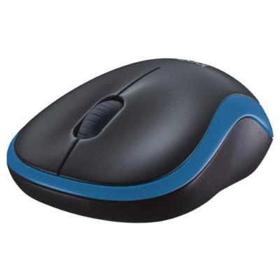 Logitech myš M185/ Bezdrátová/ Optická/ 1000dpi/ USB přijímač/ modrá