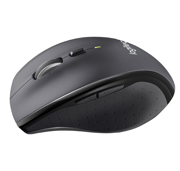 Logitech myš M705/ Bezdrátová/ Laserová/ 1000dpi/ 2.4GHz/ USB přijímač/ černo-stříbrná