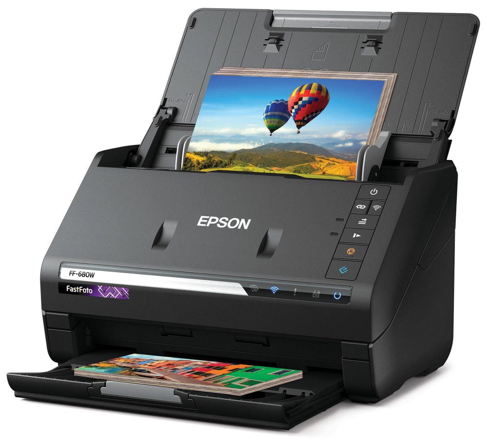 EPSON skener FastFoto FF-680W/ A4/ 600 x 600dpi/ DADF/ Wi-Fi/ USB