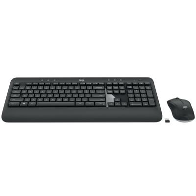 Logitech set MK540 ADVANCED, Bezdrátová klávesnice + myš/ 2.4GHz/ USB přijímač/ CZ/SK/ černý