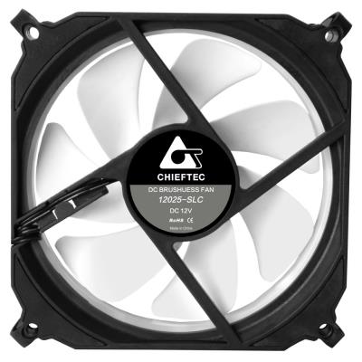 CHIEFTEC sada ventilátorů Tornado / 3x 120mm fan / RGB LED / RGB ovladač / Dálkové ovládání / ultratichý 16 dBa