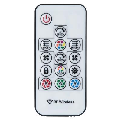 CHIEFTEC sada ventilátorů Tornado / 3x 120mm fan / RGB LED / RGB ovladač / Dálkové ovládání / ultratichý 16 dBa