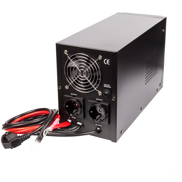 MHPower záložní zdroj MPU-700-12, UPS, 700W, čistý sinus, 12V