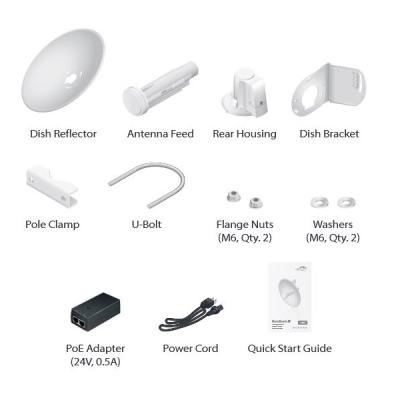 Ubiquiti PowerBeam M5 300 - AP/client 5GHz, anténa 22dBi MIMO2x2, airMAX, 1x RJ45, PoE 24V