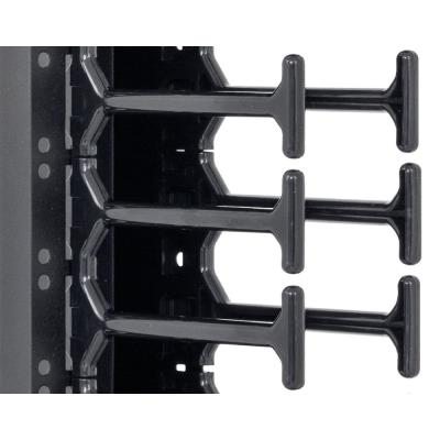 Triton Vyvazovací hřeben, dvouřadý pro rozvaděč výšky 37U RAL9005