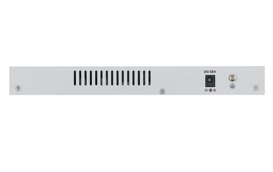 Zyxel GS1200-8HP 8-port Desktop Gigabit Web Smart switch, 4x PoE 802.3at, PoE budget 60W, fanless