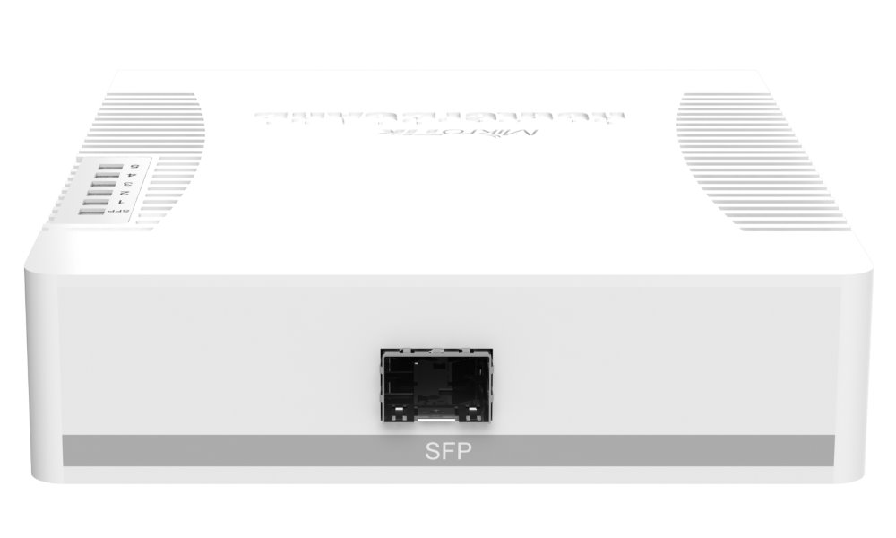MikroTik managed Switch RB260GSP, 5x GbE PoE, SFP, SwOS, PSU (PoE budget 55W)