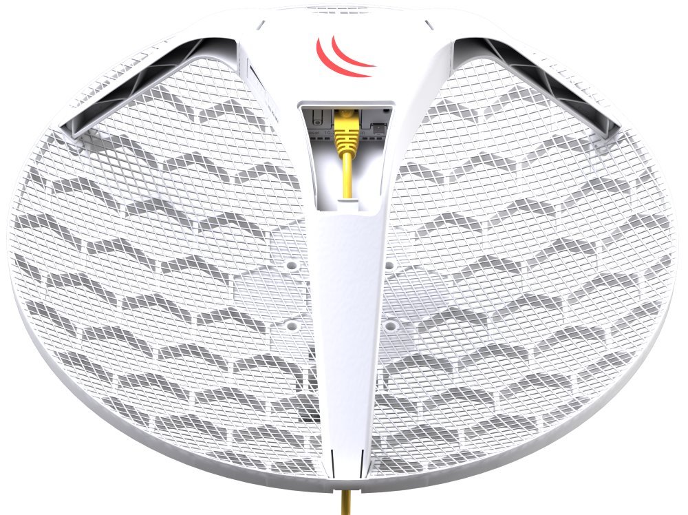 MikroTik RouterBOARD LHG 5 - outdoor klient, anténa 24,5 dBi, 7°, 802.11a/n, L3 (5GHz) - 3 pack