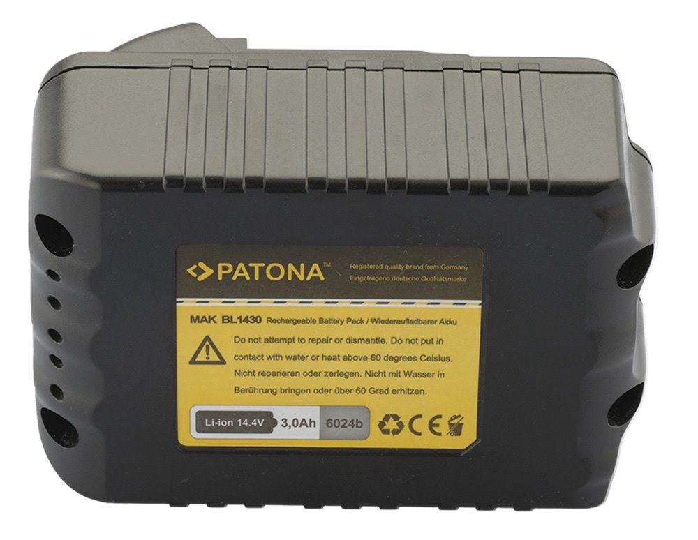 PATONA baterie pro Aku nářadí Makita 14,4 V 3000mAh Li-Ion
