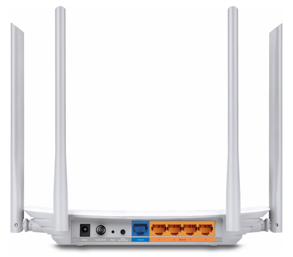 TP-Link Archer C50 AC1200 WiFi DualBand Router, 802.11ac/a/b/g/n, 4x100Mbit LAN