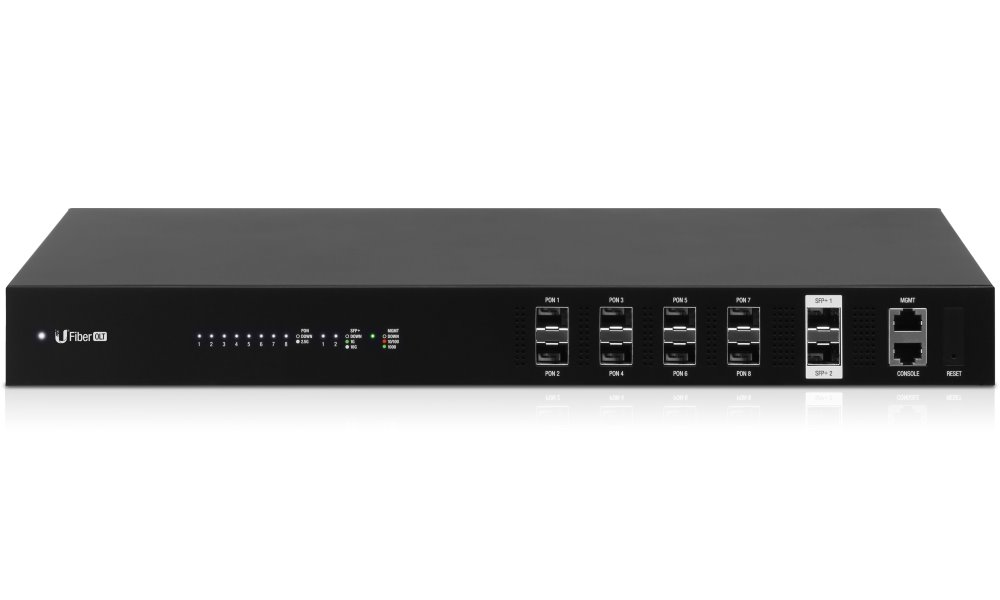 Ubiquiti UFiber OLT - 8x GPON port, 2x SFP+ port, 40W + 1x UFiber GPON B+ modul